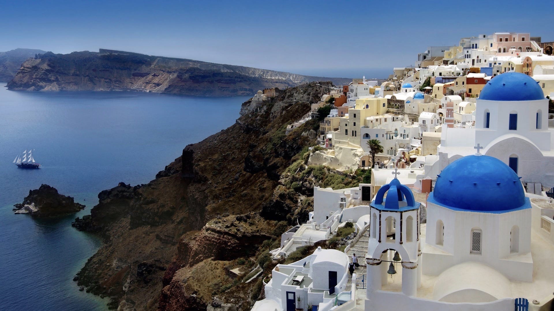 Honeymoon In Greece - Total Advantage Travel - Santorini Caldera Greece