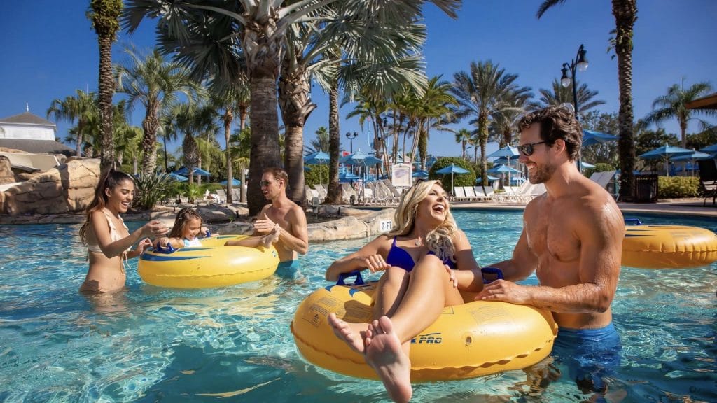 Group Travel - Orlando in pool - Total Advantage Travel