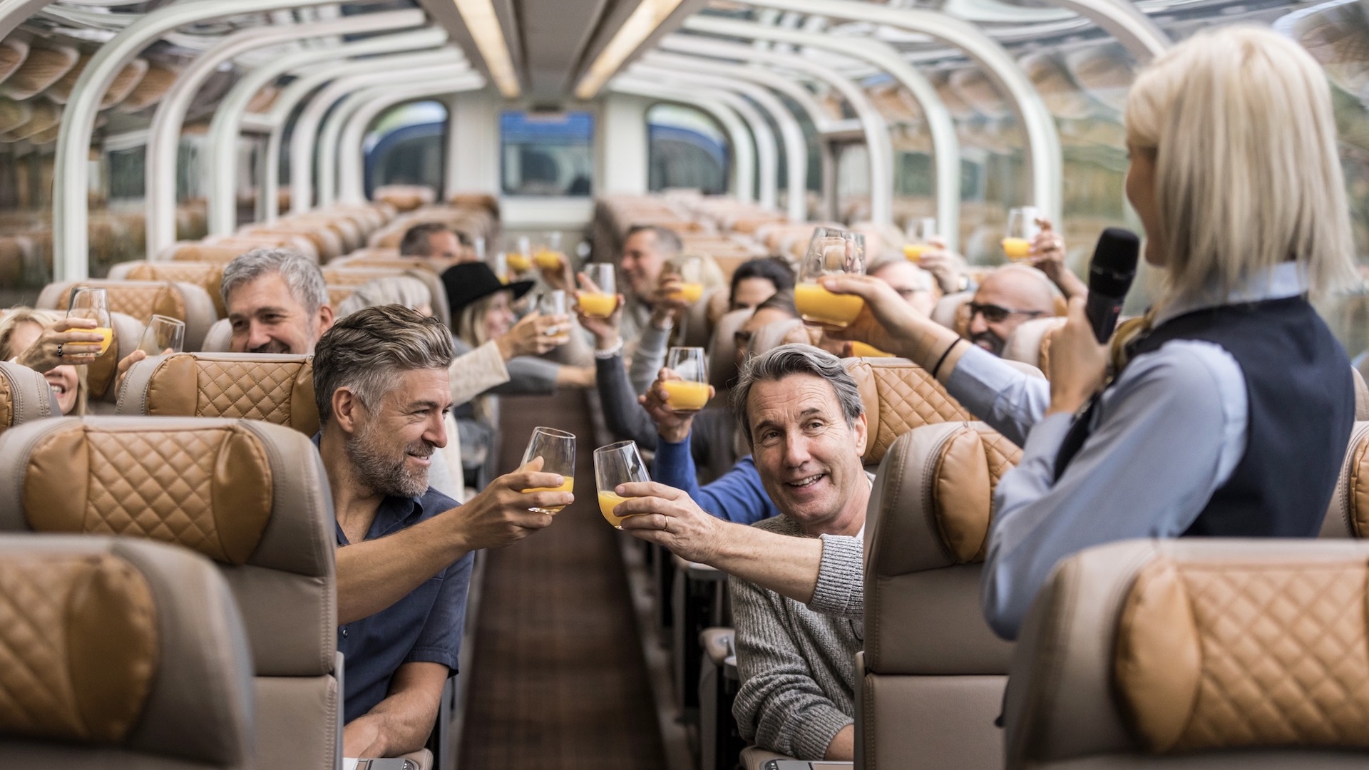 Rocky Mountaineer Offers Onboard GoldLeaf Service