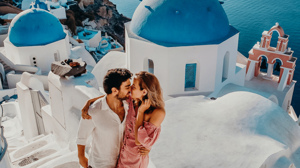 Santorini Honeymoon in Greece - Couple - Romance Travel