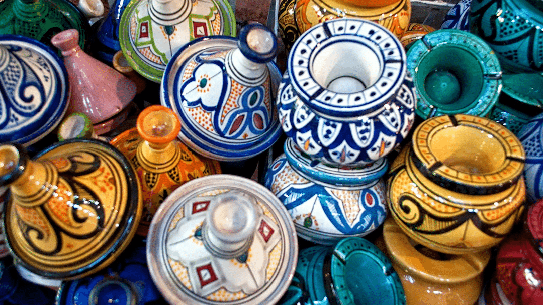 Souks in Marrakech market