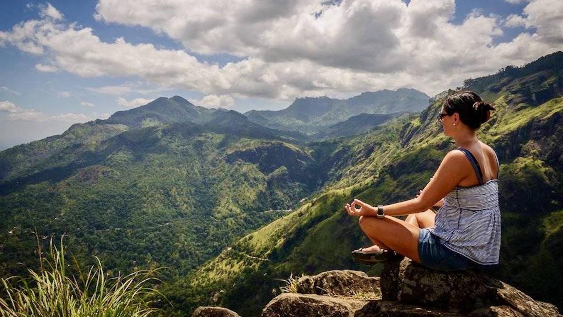 Spectacular Sri Lanka Travel Experiences Woman Meditating