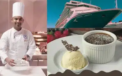 Classic Cruise Ship Chocolate Cake