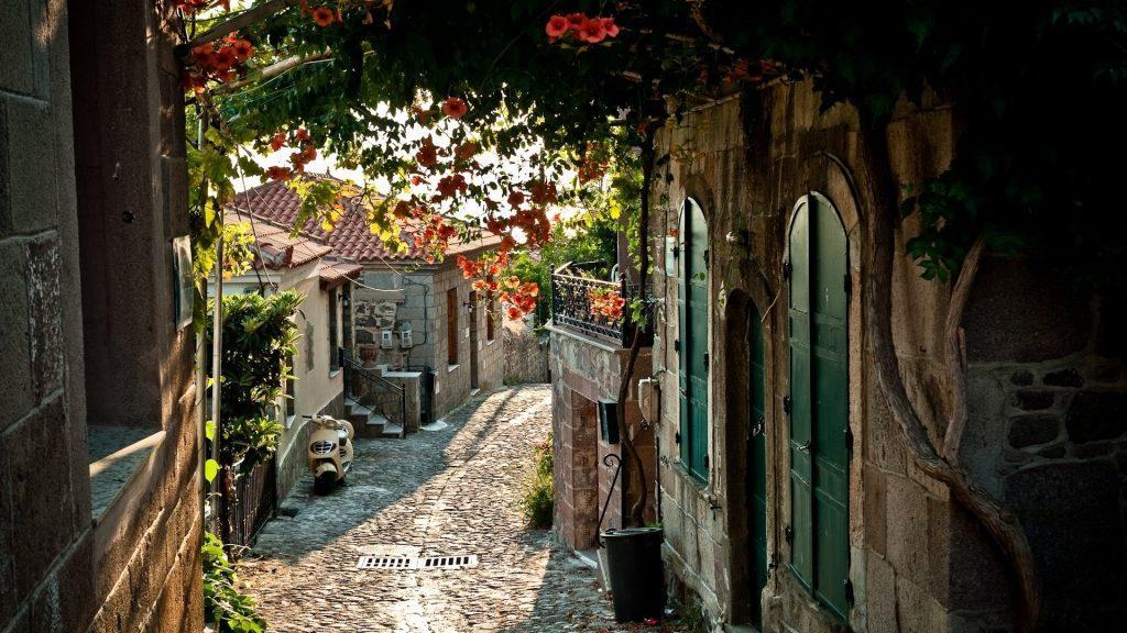 Lesbos Island Greece (Lesvos) - Molyvos village