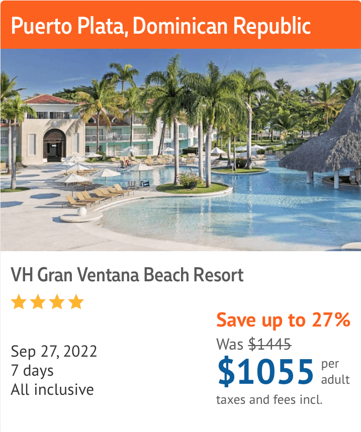 Puerto Plata, Dominican Republic - VH Gran Ventana Beach Resort - Best Travel Deals