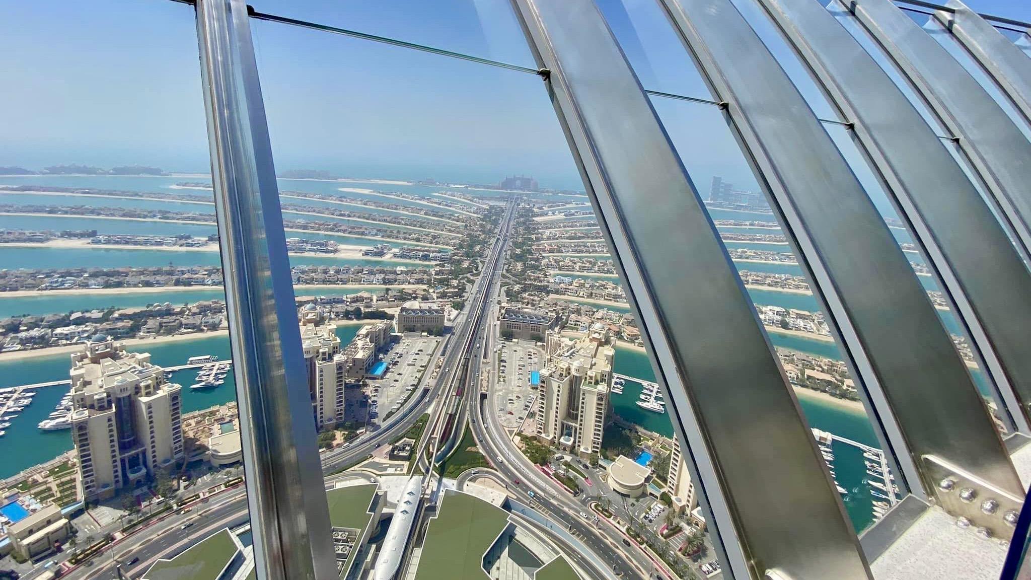 The view at the Palm Jumeirah - Dubai