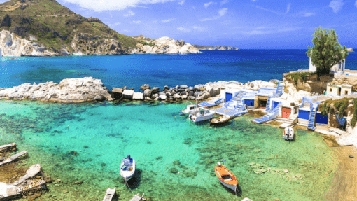 Romantic Destination Dupe - Milos Greece - Total Advantage Travel