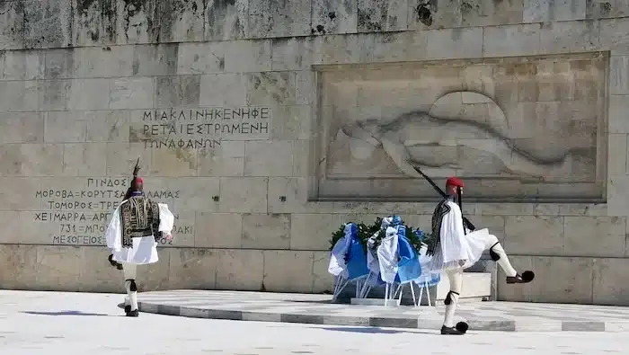 Athens - Tomb of the Unknown Soldier - Changing of the Guard