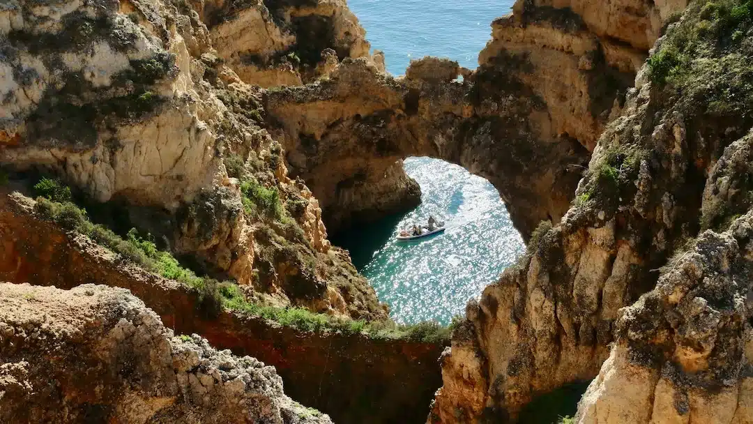 Coastline of Ponta da Piedade - Travel to Algarve Portugal