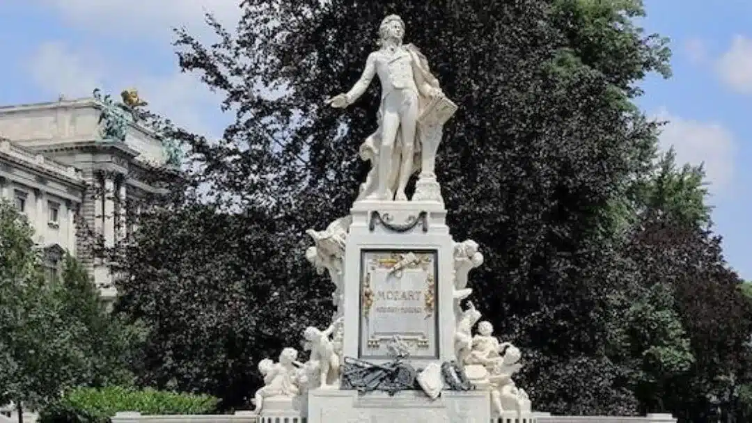 The Mozart Monument - Vienna Austria